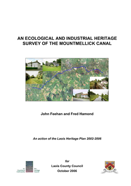 An Ecological and Industrial Heritage Survey of the Mountmellick Canal