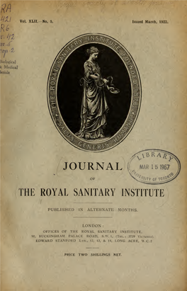Royal Society of Health Journal