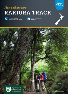 Great Walks Rakiura Track Brochure