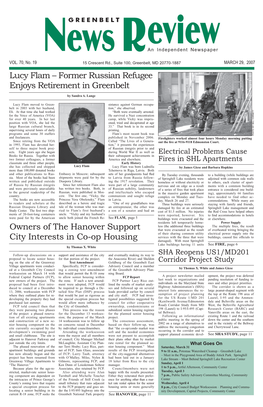 29 March 2007 Greenbelt News Review