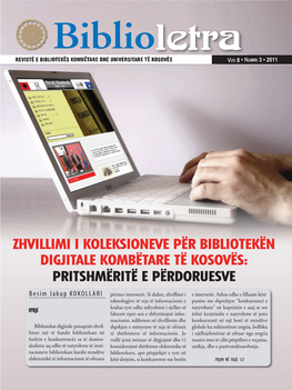 Zhvillimi I Koleksioneve Për Bibliotekën Digjitale Kombëtare Të Kosovës: Pritshmëritë E Përdoruesve