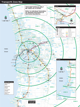 Transperth Zone Map