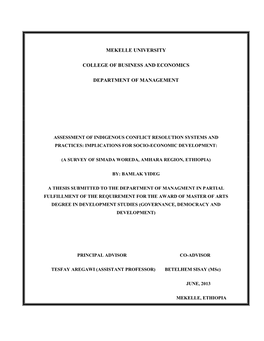 Assessment of Indigenous Conflict Resolution Systems and Practices.Pdf