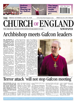 Archbishop Meets Gafcon Leaders