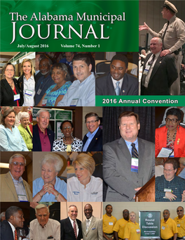 The Alabama Municipal Journal July/August 2016 Volume 74, Number 1