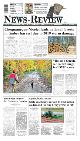 Chequamegon-Nicolet Leads National Forests in Timber Harvest Due To