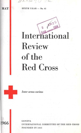 International Review of the Red Cross, May