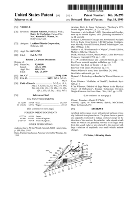 United States Patent (19) 11 E Patent Number: Re