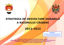 Strategia De Dezvoltare Durabilă a Raionului Căuşeni