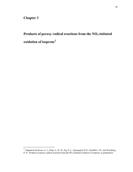 PDF (Chapter 3: Products of Isoprene-NO3 RO2-RO2 Reactions)