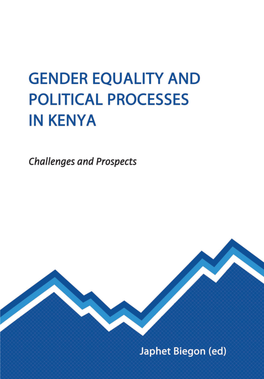 Gender Equality and Political Processes in Kenya
