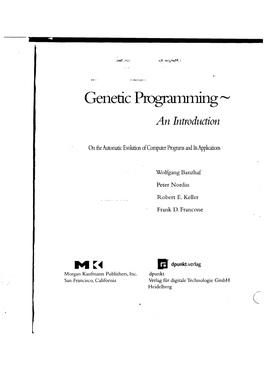 Genetic Programming an Introduction