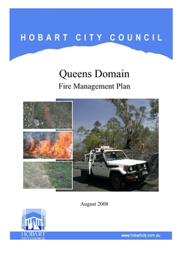 Queens Domain Fire Management Plan