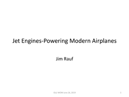 Jet Engines-Powering Modern Airplanes