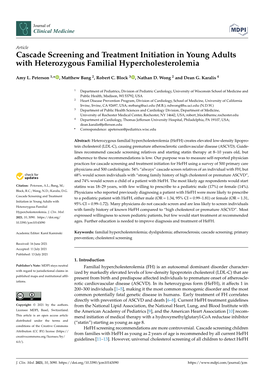 Cascade Screening and Treatment Initiation in Young Adults with Heterozygous Familial Hypercholesterolemia