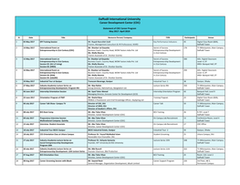 Daffodil International University Career Development Center (CDC)