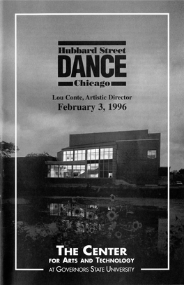 DANCE ••I Chicago Mm Lou Conte, Artistic Director February 3,1996