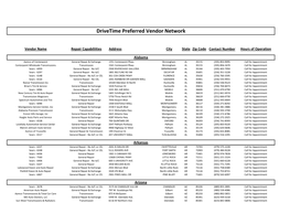 Drivetime Preferred Vendor Network