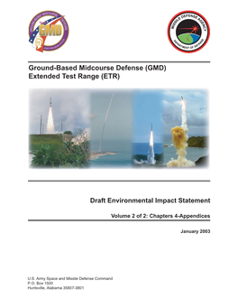 GMD Extended Test Range Staffing Draft