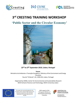 3Rd CRESTING TRAINING WORKSHOP