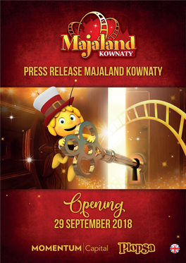29 September 2018 Press Release Majaland Kownaty