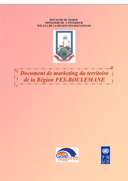 Document De Marketing Du Territoire De La Région FES-BOULEMANE