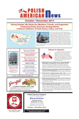 October / November 2014 Newsletter