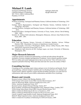 Curriculum Vitae