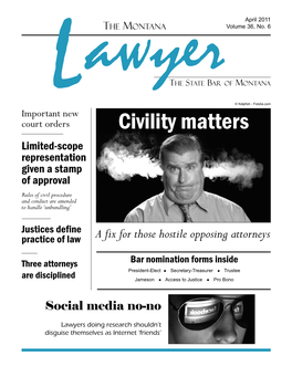 2011 April Montana Lawyer