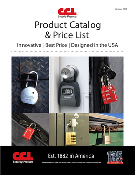 Product Catalog & Price List