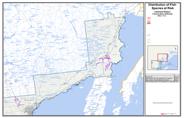 Distribution of Fish Species at Risk