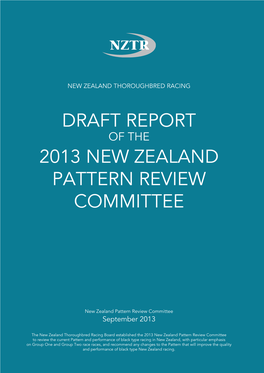 DRAFT Report 2013 NEW ZEALAND Pattern Review