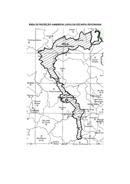 Área De Proteção Ambiental (Apa) Da Escarpa Devoniana
