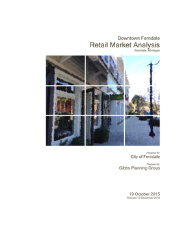 Retail Market Analysis Ferndale, Michigan