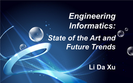 Engineering Informatics: State of the Art and Future Trends