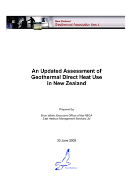 An Updated Assessment of Geothermal Direct Heat Use in New Zealand