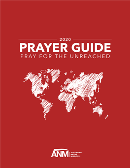 Prayer Guide Pray for the Unreached