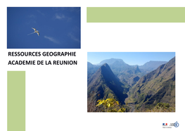 Ressources Geographie Academie De La Reunion