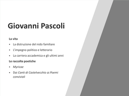 Giovanni Pascoli