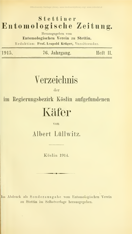 Stettiner Entomologische Zeitung 75