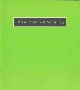 Contemporary Art Society Annual Report 1995