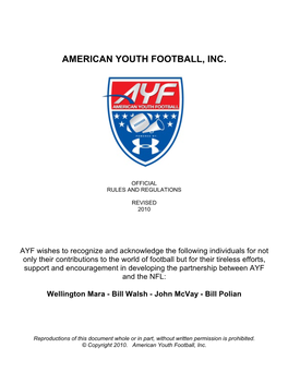 American Youth Football, Inc