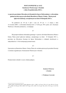 Powołanie Obwodowych Komisji Do Spraw Referendum.Pdf