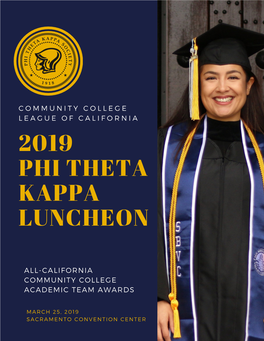 2019 Phi Theta Kappa Luncheon