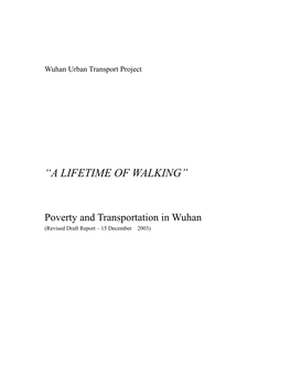 “A Lifetime of Walking”