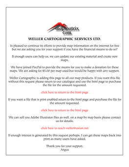 Weller Cartographic Services Ltd