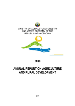 2010 Annual Report on Agriculture and Rural Development