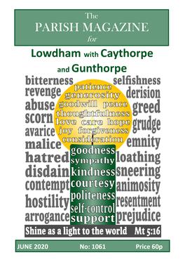 PARISH MAGAZINE Lowdham with Caythorpe and Gunthorpe