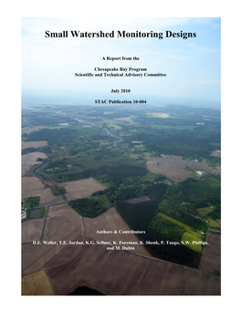 Small Watershed Monitoring Designs