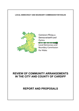 Review of Community Arrangements in the City and County of Cardiff